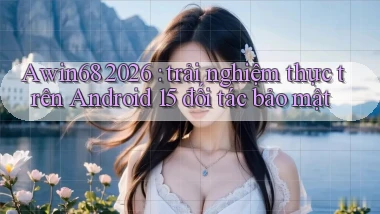 Awin68 2026 trải nghiệm thực trên Android 15 đối tác bảo mật
