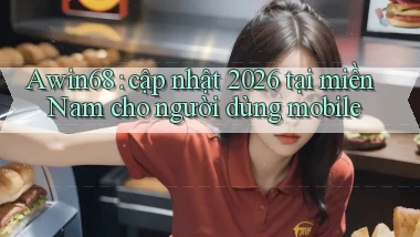 Awin68 cập nhật 2026 tại miền Nam cho người dùng mobile