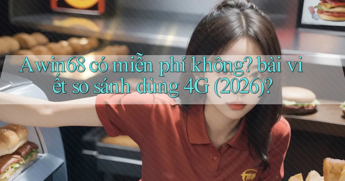 Awin68 có miễn phí không bài viết so sánh dùng 4G (2026)