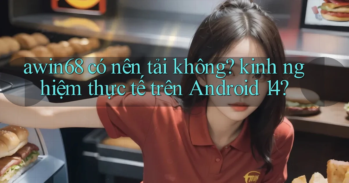 awin68 có nên tải không kinh nghiệm thực tế trên Android 14