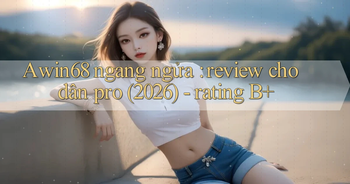 Awin68 ngang ngửa review cho dân pro (2026)   rating B