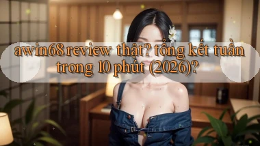 awin68 review thật tổng kết tuần trong 10 phút (2026)