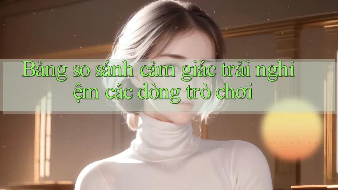 Bảng so sánh cảm giác trải nghiệm các dòng trò chơi Bảng so sánh cảm giác trải nghiệm các dòng trò chơi