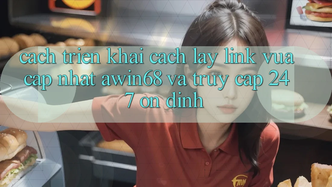 Cách triển khai cách lấy link vừa cập nhật awin68 và truy cập 24/7 ổn định