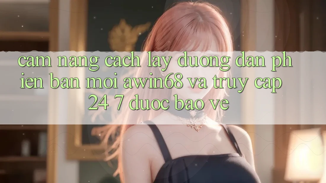 Cẩm nang cách lấy đường dẫn phiên bản mới awin68 và truy cập 24/7 được bảo vệ