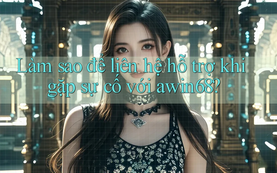 Làm sao để liên hệ hỗ trợ khi gặp sự cố với awin68?