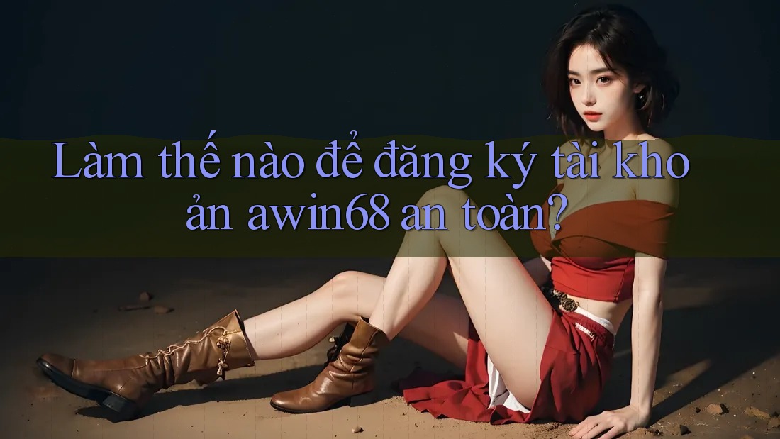 Làm thế nào để đăng ký tài khoản awin68 an toàn?