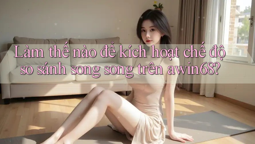 Làm thế nào để kích hoạt chế độ so sánh song song trên awin68?