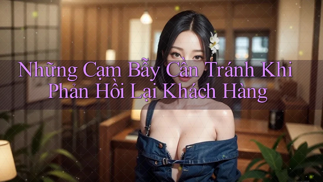 Những Cạm Bẫy Cần Tránh Khi Phản Hồi Lại Khách Hàng Những Cạm Bẫy Cần Tránh Khi Phản Hồi Lại Khách Hàng