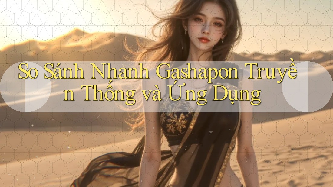 So Sánh Nhanh Gashapon Truyền Thống và Ứng Dụng