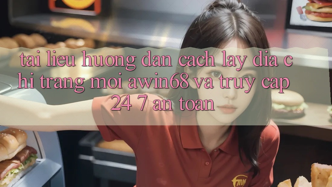 Tài liệu hướng dẫn cách lấy địa chỉ trang mới awin68 và truy cập 24/7 an toàn Tài liệu hướng dẫn cách lấy địa chỉ trang mới awin68 và truy cập 24/7 an toàn