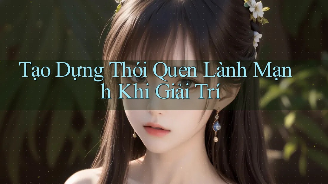 Tạo Dựng Thói Quen Lành Mạnh Khi Giải Trí