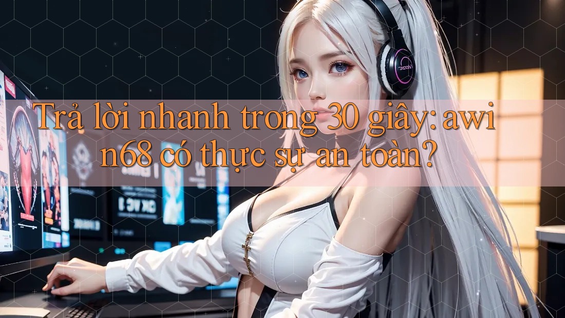 Trả lời nhanh trong 30 giây: awin68 có thực sự an toàn?