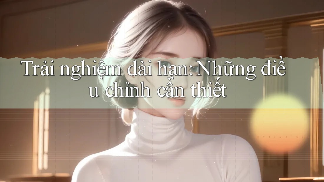 Trải nghiệm dài hạn: Những điều chỉnh cần thiết